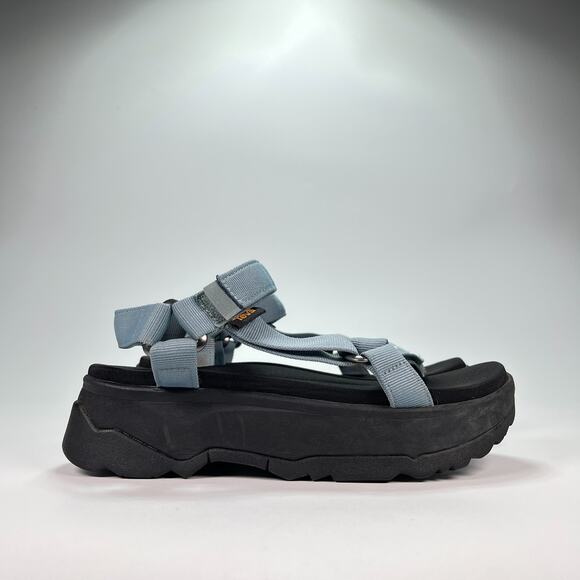 Teva Jadito Universal Sandals Light Blue Gray Platform 1117070 Women's Size 8 - Picture 1 of 9